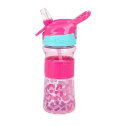 Nuby - Thirsty Kids 12 Oz Flip-It Reflex Refletor Copo com Bico Macio, Rosa New