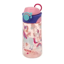 Nuby - Thirsty Kids 15Oz Flip-It Bolt Unicórnios Rosa Outlet