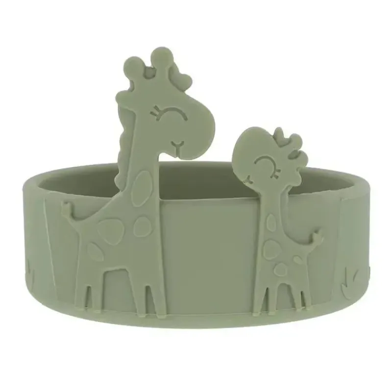 nuby__tigela_de_alimentao_SKUJyOjhUkU_0.webp Nuby - Tigela de alimentação para bebê girafa de silicone - Verde Sale