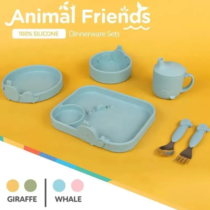 nuby__tigela_de_alimentao_SKUgI7alqJ4_4.webp Nuby - Tigela de Alimentação de Baleias em Silicone - Azul Best