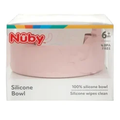 Nuby - Tigela de silicone para alimentação de bebê baleia - Pink Blush Clearance