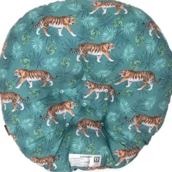 Nuby - Travesseiro espreguiçadeira e travesseiro de amamentação com estampa de tigre do Dr. Talbot Sale