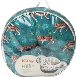 Nuby - Travesseiro espreguiçadeira e travesseiro de amamentação com estampa de tigre do Dr. Talbot Sale