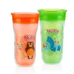 Nuby No Spill 2 Pack Isolado 360 Wonder Cup, Neutro Online