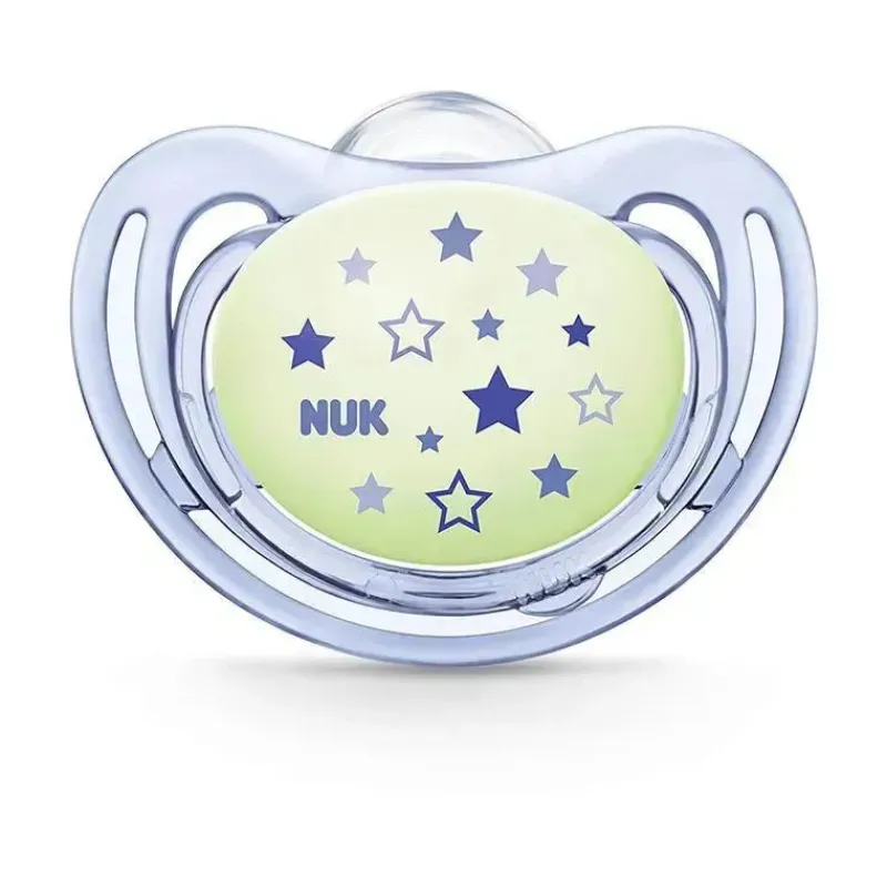 nuk___pk_chupeta_fluxo_de_SKU74ufVlOj_2.webp Nuk - 2 Pk Chupeta Fluxo de Ar Brilho no Escuro, Menino, Tamanho 2 Best