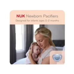 Nuk - 2 unidades de chupeta para recém-nascido, menino, 0/2M Outlet