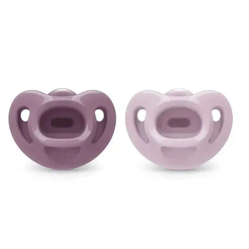 nuk___unidades_de_chupeta_SKUW8B6PvXL_0.webp Nuk - 2 unidades de chupeta 100% silicone para meninas, 0/6M, meia-noite lavanda Fashion