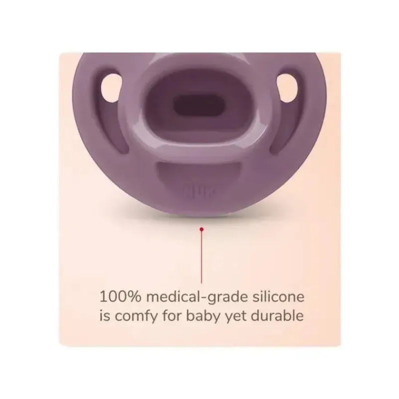 nuk___unidades_de_chupeta_SKUW8B6PvXL_3.webp Nuk - 2 unidades de chupeta 100% silicone para meninas, 0/6M, meia-noite lavanda Fashion