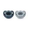 Nuk - 2 unidades de chupeta 100% silicone para meninas, 0/6M, Midnight Mist Clearance