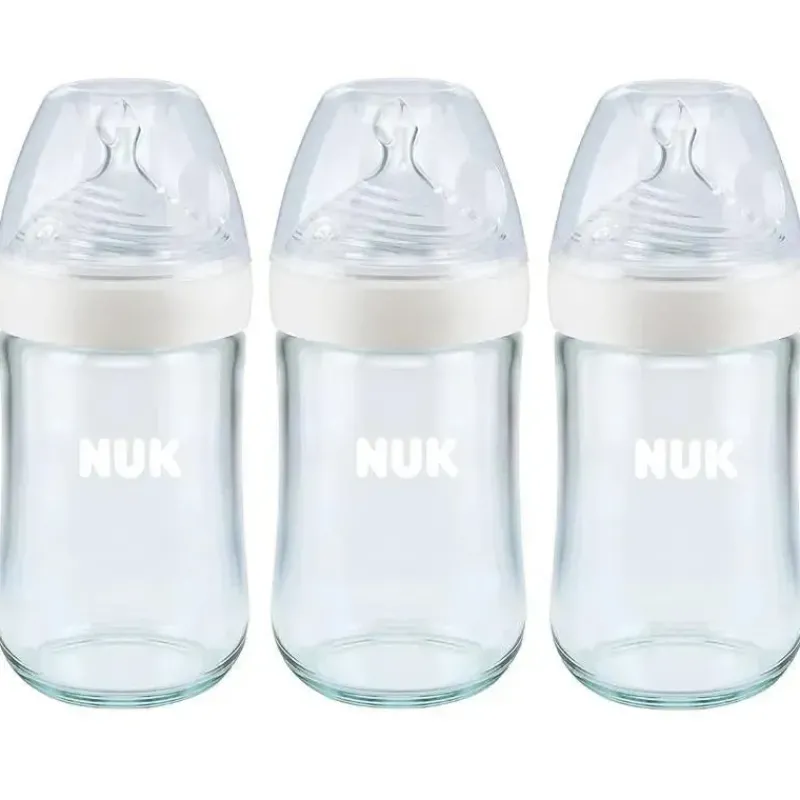 nuk___unidades_de_garrafa_SKUKz2mNMZZ_0.webp Nuk - 3 unidades de garrafas de vidro simplesmente naturais, 8 onças Outlet