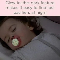 Nuk - Chupeta Airflow Glow In Dark, Girl, Tamanho 1 New