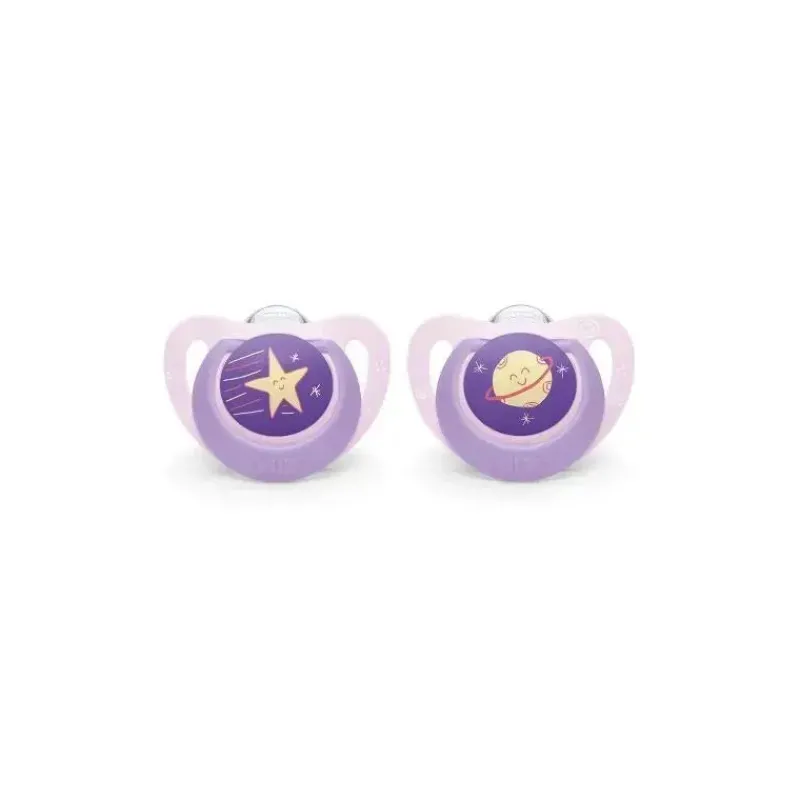 nuk__chupeta_genius_taman_SKUoOjD5IHX_0.webp Nuk - Chupeta Genius Tamanho 1, 2 Pk Outer Space Theme, Girl New