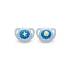 Nuk - Chupeta Genius Tamanho 1, 2 Pk Outer Space Theme, Boy Sale