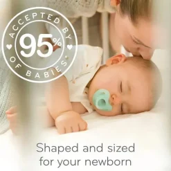 Nuk - chupetas ortodônticas confortáveis, 0-6 meses, coleção atemporal, pacote com 5 Hot