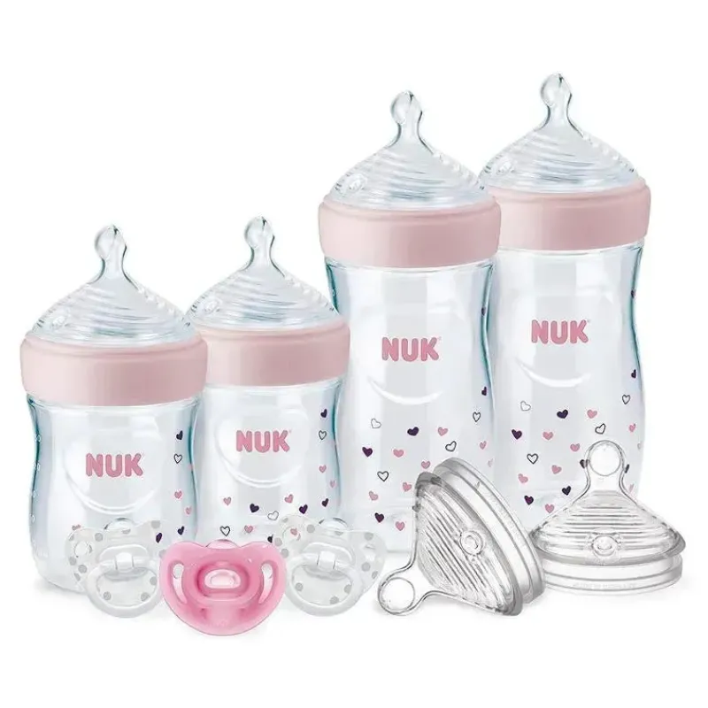 nuk__mamadeiras_simply_na_SKU76o5Yr53_0.webp Nuk - Mamadeiras Simply Natural com conjunto de presente SafeTemp, rosa, 4 mamadeiras, 3 chupetas e 2 bicos de mamadeira de reposição Discount