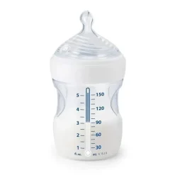 Nuk - Mamadeiras Simply Natural com conjunto de presente SafeTemp, rosa, 4 mamadeiras, 3 chupetas e 2 bicos de mamadeira de reposição Discount