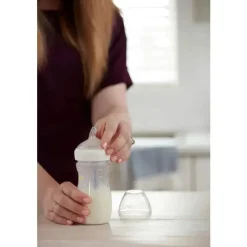 Nuk - Mamadeiras Simply Natural com conjunto de presente SafeTemp, rosa, 4 mamadeiras, 3 chupetas e 2 bicos de mamadeira de reposição Discount