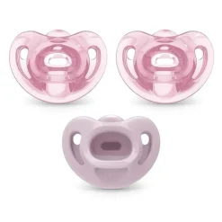 Nuk - Pacifier 3Pk Sz1 Comfy. Girl Clearance