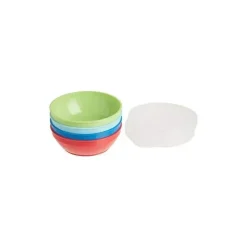 Nuk First Essentials Bunch-A-Bowls, Cores Sortidas 4-Pack New