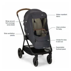 Nuna - Capa Vento Carrinho Indigo Discount