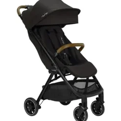Nuna - Carrinho Trvl Com Bolsa De Viagem Caviar New