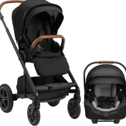 Nuna - Caviar MIXX Next com fivela magnética + conjunto de cadeirinha infantil Pipa RX Clearance
