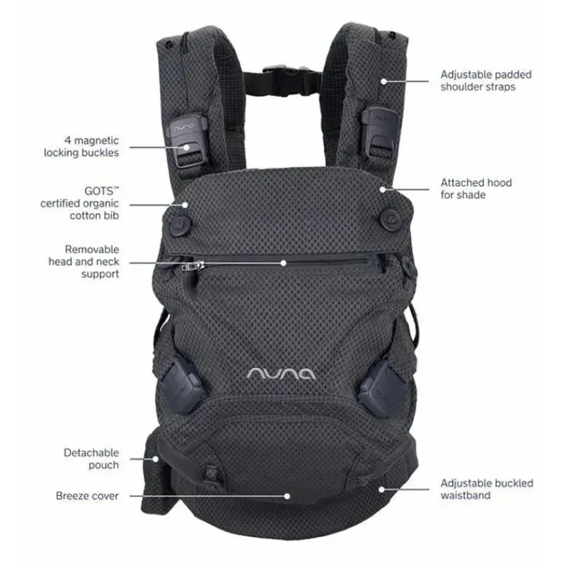 nuna__cudl_clik__em__baby_SKUKE4pH7B3_3.webp Nuna - CUDL Clik 4 em 1 Baby Carrier, Jeans Fashion