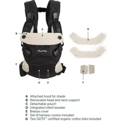 Nuna - Cudl Clik Carrier, Caviar Online