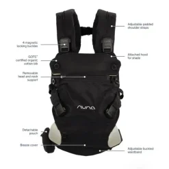 Nuna - Cudl Clik Carrier, Caviar Online