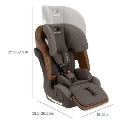 Nuna - Lumn Harness Booster Seat Granite Outlet