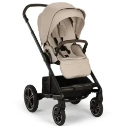 Nuna - Mixx Next Carrinho de Bebê com Fivela Magnética, Biscotti Discount