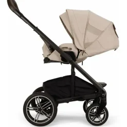 Nuna - Mixx Next Carrinho de Bebê com Fivela Magnética, Biscotti Discount