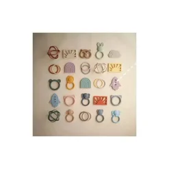 Mushie Nuvem Foguete Silicone Baby Teether Best