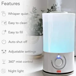 Tomy O Umidificador Ultrassônico Baby Glow The First Years Discount