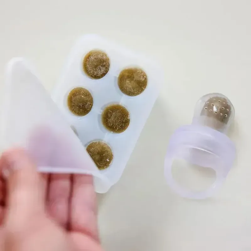 ola_baby__alimentador_de__SKULDZ4ksXl_2.webp Ola Baby - Alimentador de frutas frescas de silicone e conjunto de picolé para introdução de alimentos sólidos, Kiwi Best