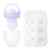 Ola Baby - Alimentador de frutas frescas de silicone e conjunto de picolé para introdução de alimentos sólidos, lilás Discount