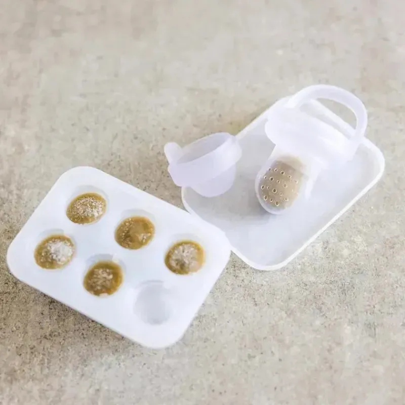 ola_baby__alimentador_de__SKUaZwhlj0e_4.webp Ola Baby - Alimentador de frutas frescas de silicone e conjunto de picolé para introdução de alimentos sólidos, Coral Fashion