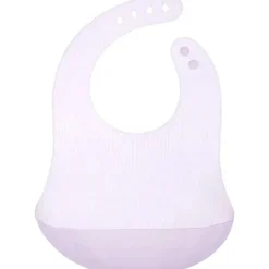 Ola Baby - babador impermeável de silicone dobrável para bebê com estojo de viagem, lilás Discount