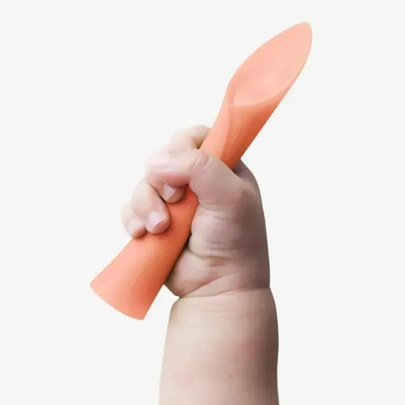 ola_baby__colher_de_trein_SKU7AYxfwgp_2.webp Ola Baby - Colher de treinamento de ponta macia 100% silicone para desmame conduzido por bebês, pacote com 2, coral/lilás Outlet