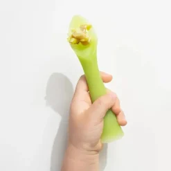 Ola Baby - Colher de treinamento de ponta macia 100% silicone para desmame conduzido por bebês, pacote com 2, coral/lilás Outlet