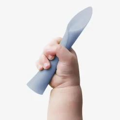 Ola Baby - Colher de treinamento com ponta macia 100% silicone para desmame conduzido por bebês, pacote com 2, Kiwi/mirtilo Discount