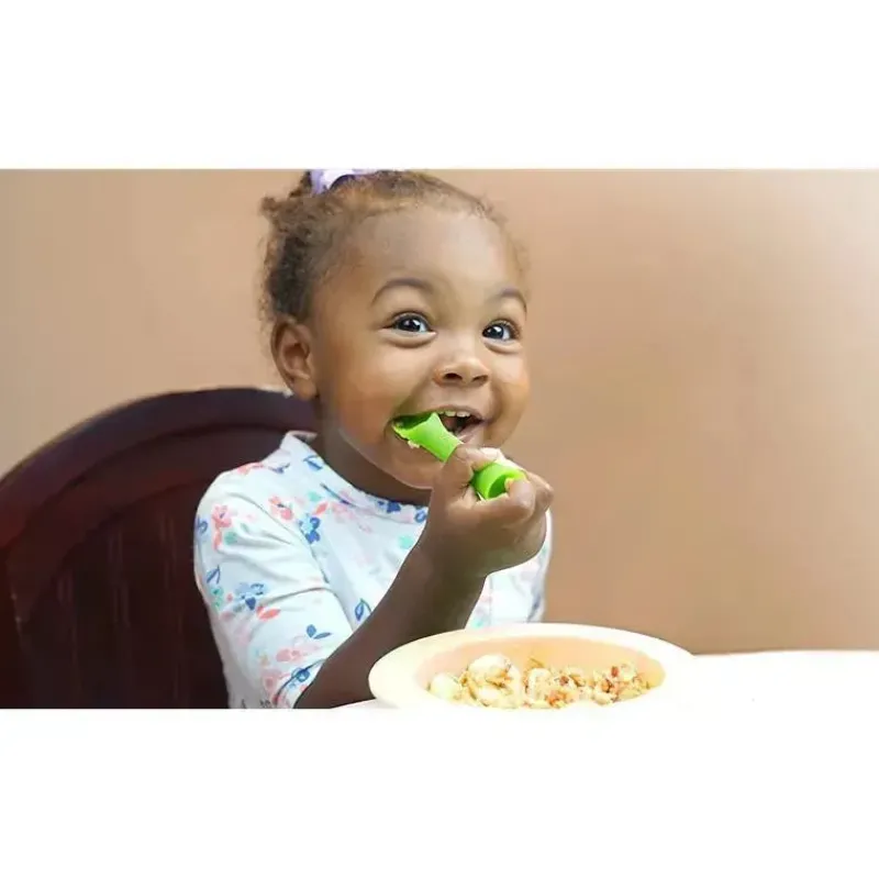 ola_baby__colheres_de_tre_SKU4H2lOOHB_4.webp Ola Baby - Colheres de treinamento para bebês, verde (conjunto de 2) Sale