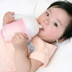 Olababy Ola Baby - Garrafa delicada com alça de mordedor de silicone Discount