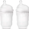 Olababy Ola Baby - garrafa neutra suave para bebê de 8 onças, 2 unidades, geada Fashion