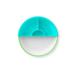 OmieBox Omie - Toddler Plate With Divider, Green Discount