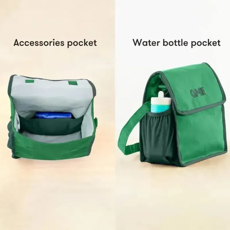 omiebox__bolsa_de_almoo_d_SKUG19YvlkD_1.webp OmieBox - Bolsa de almoço de nylon isolada Omie, verde New