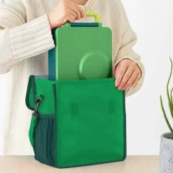 OmieBox - Bolsa de almoço de nylon isolada Omie, verde New