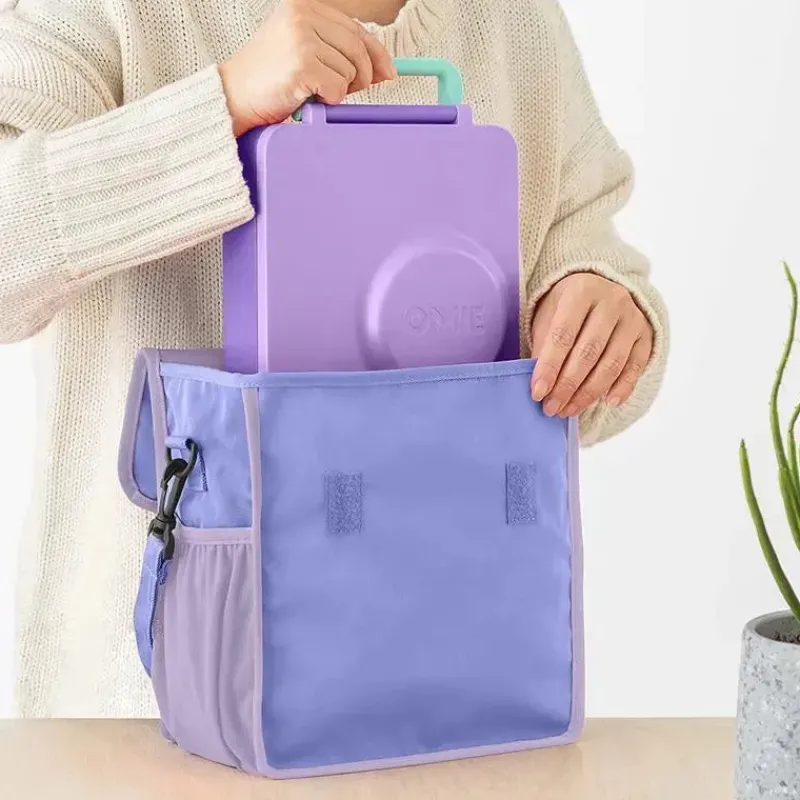 omiebox__bolsa_de_almoo_d_SKUKEiwVKce_1.webp OmieBox - Bolsa de almoço de nylon isolada Omie, roxa Best
