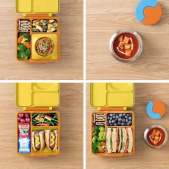 OmieBox - Caixa Bento Isolada com Jarra Térmica para Alimentos à Prova de Vazamento, Luz do Sol Clearance