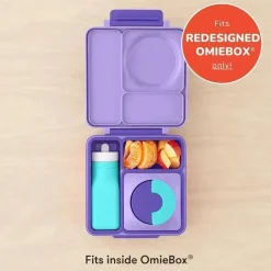 OmieBox - Garrafa de água de silicone à prova de vazamentos, azul-petróleo New
